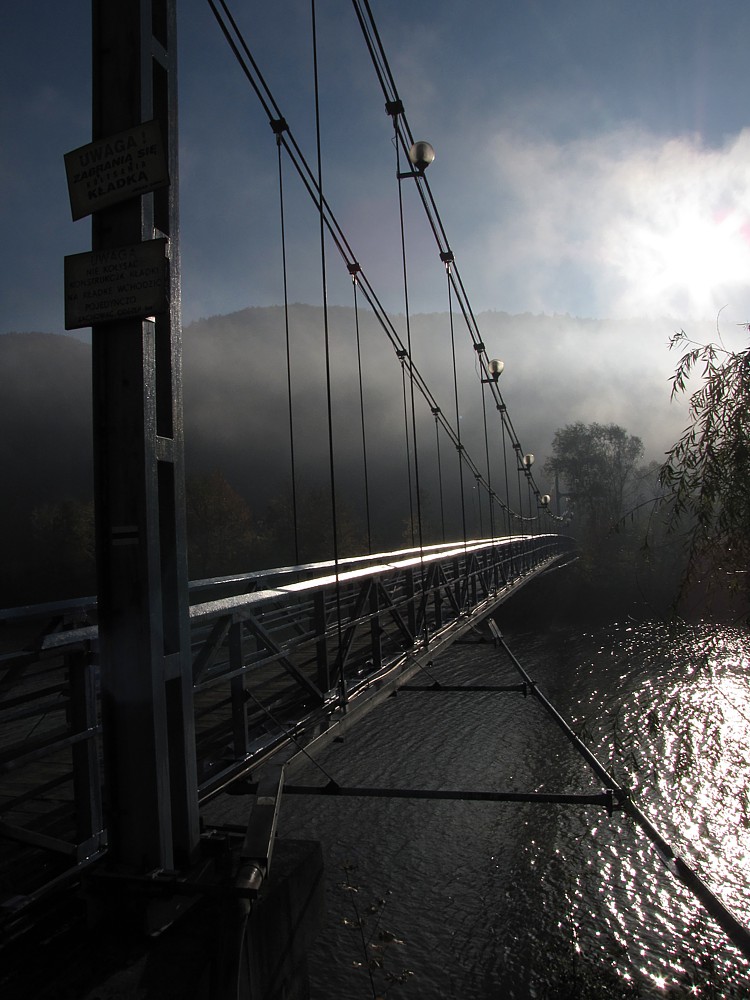 Jesienna mgła
Most na Sole, Czernichów
