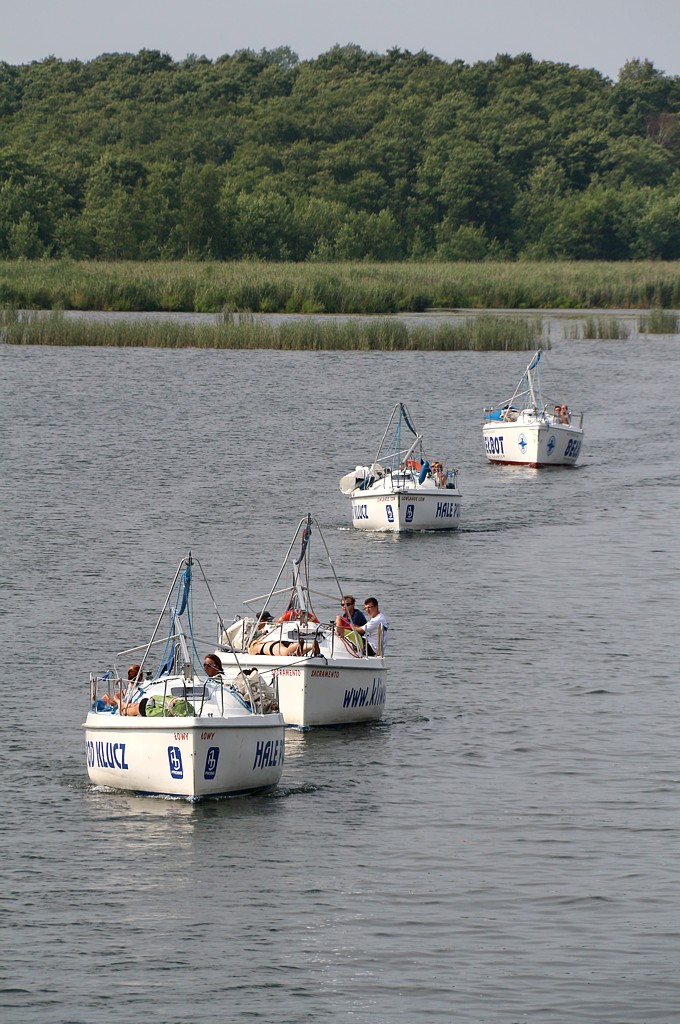Żaglówki, w szeregu zbiórka!
Kirsajty, Mazury 2013
