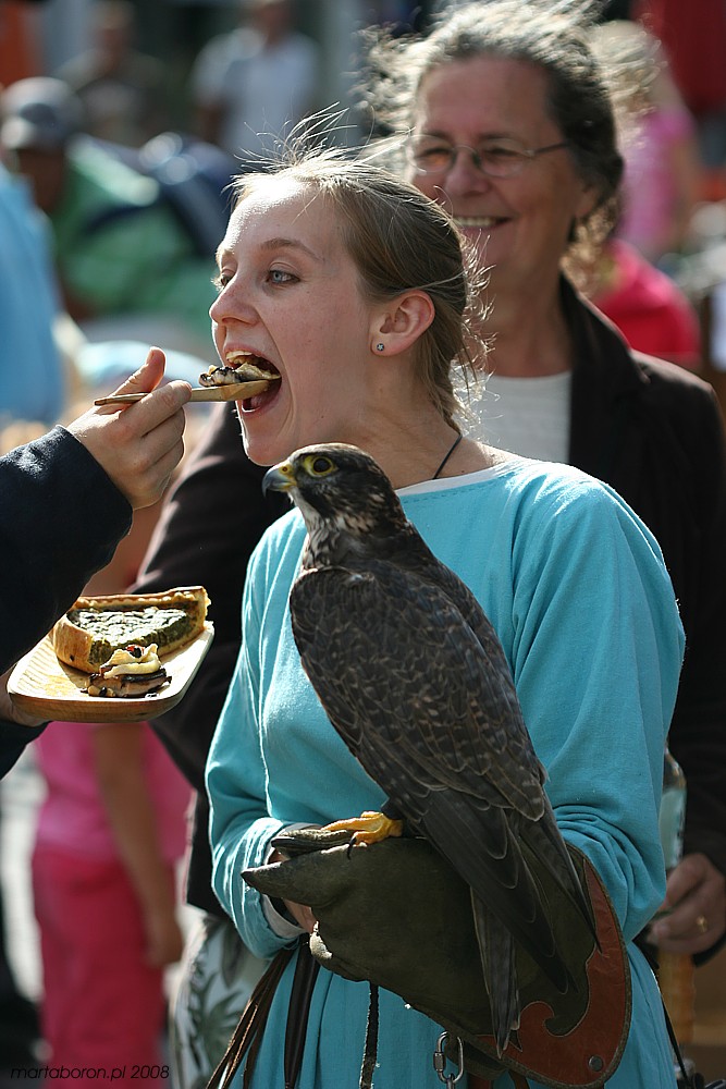 Pora karmienia
Dzień Folkloru Holenderskiego, sokolnik.
Amersfort
Holandia 2008
Słowa kluczowe: ptak,portret,kobieta